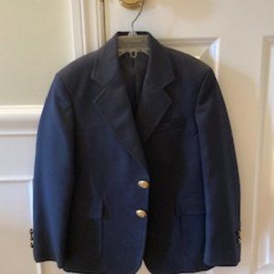 Nordstrom, Boys Navy Blue 2-Button Blazer,  Youth Size 8R